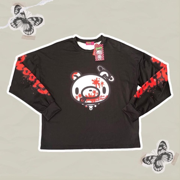 ACDC Rag | Tops | Nwt Acdc Rag X Gloomy Bear Black And Red Oversized ...